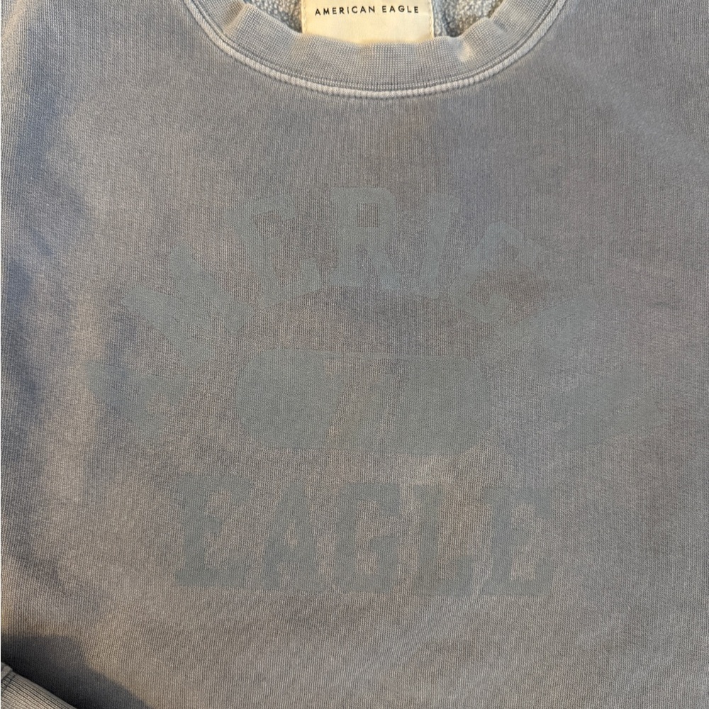 American Eagle Outfitters Light Blue Crewneck Sweater - Picture 2 of 7